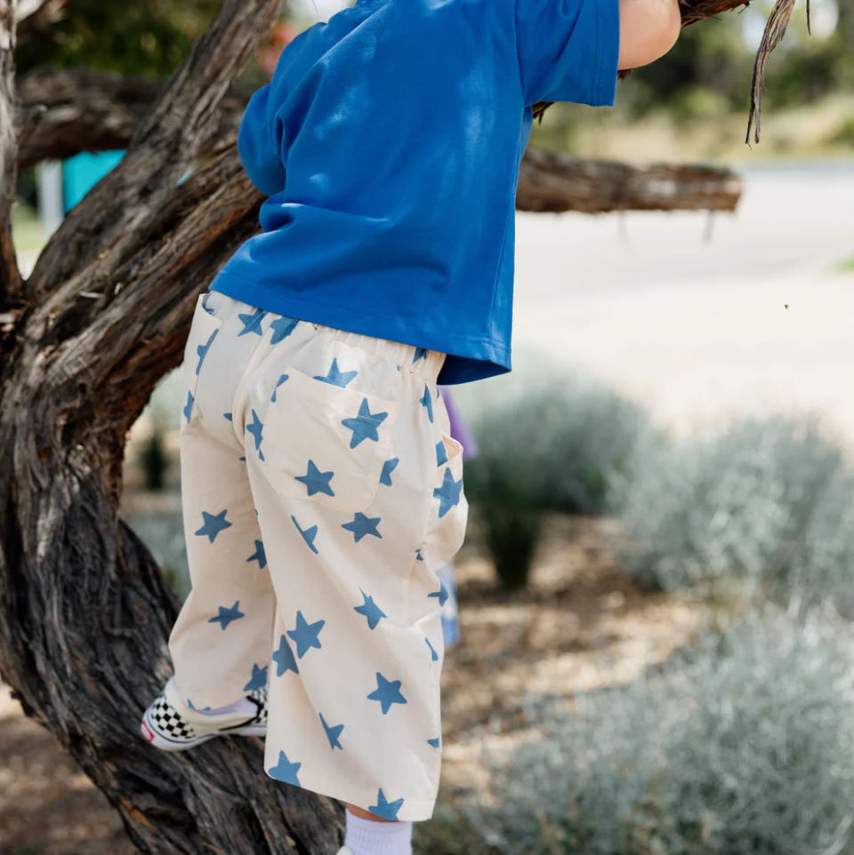 Dusty Star Pants, Blue