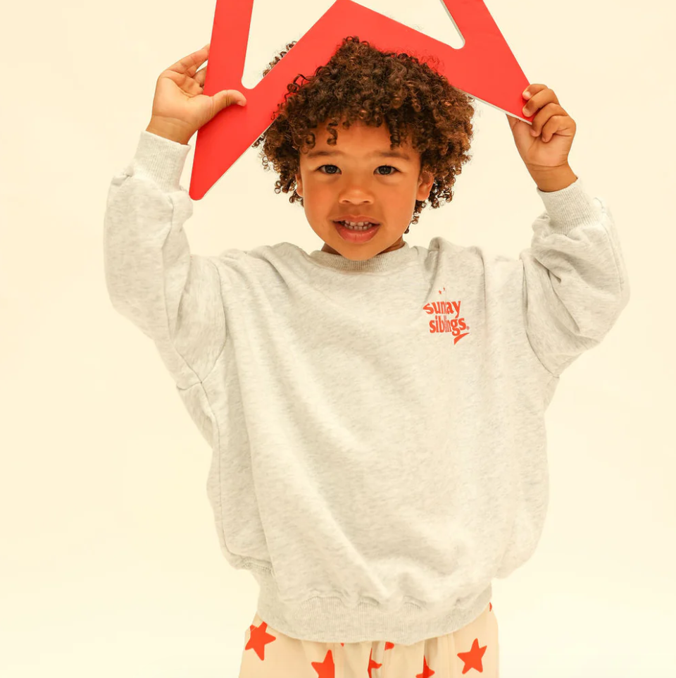 Siblings Set, Grey Sweater