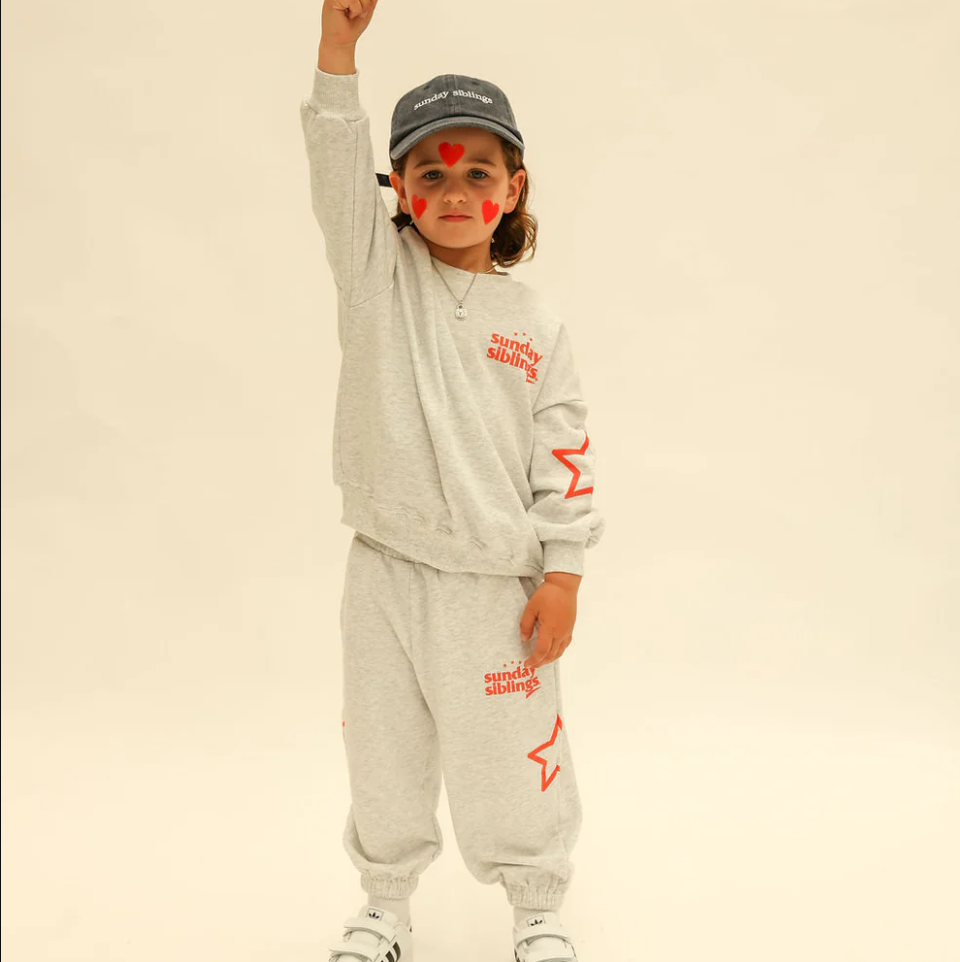 Siblings Set, Grey Trackpants