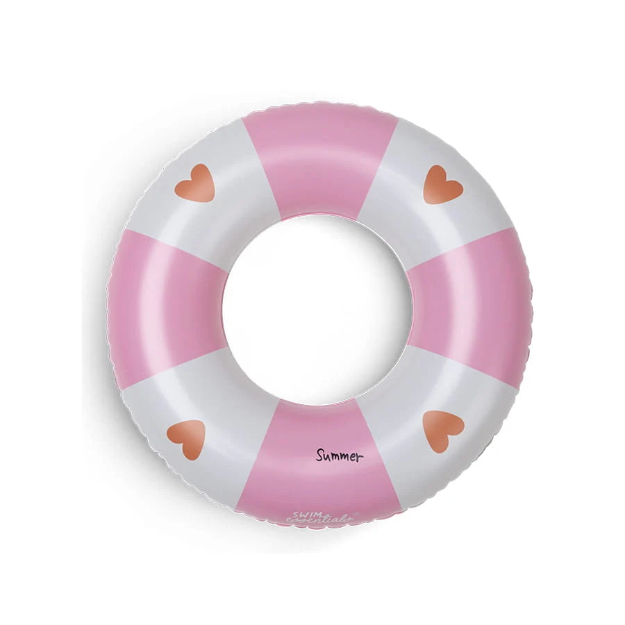 Inflatable Swim Ring, Cozy Hearts