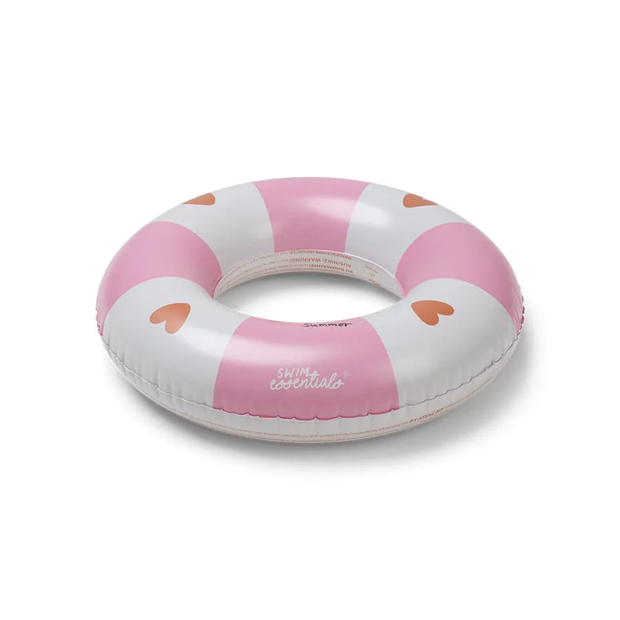 Inflatable Swim Ring, Cozy Hearts