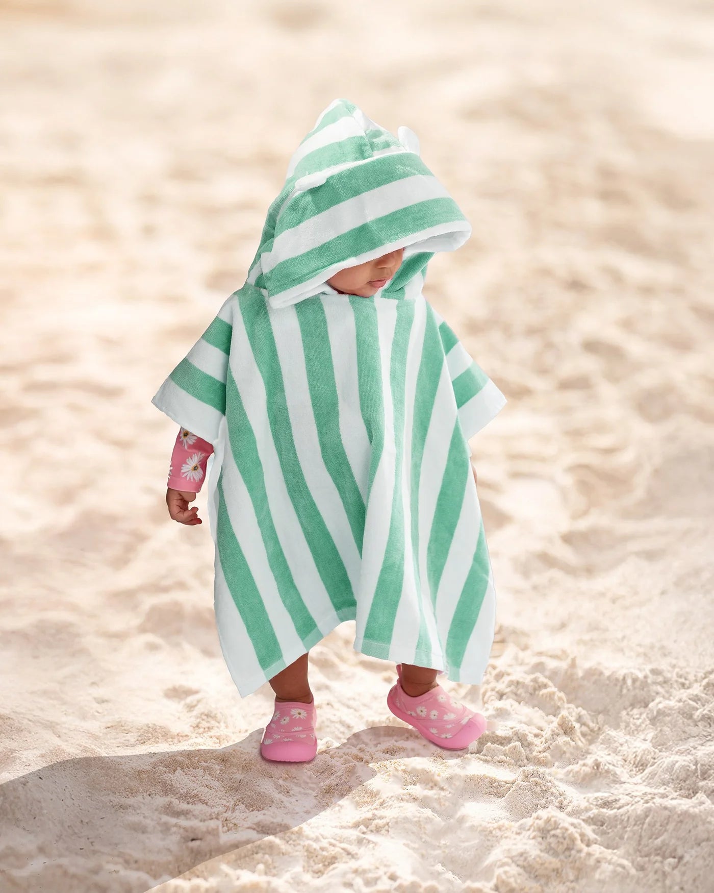 Beachcomber Hooded Towel, Seagrass