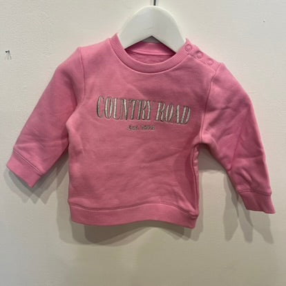 COUNTRY ROAD Pink Jumper, 6-12 m