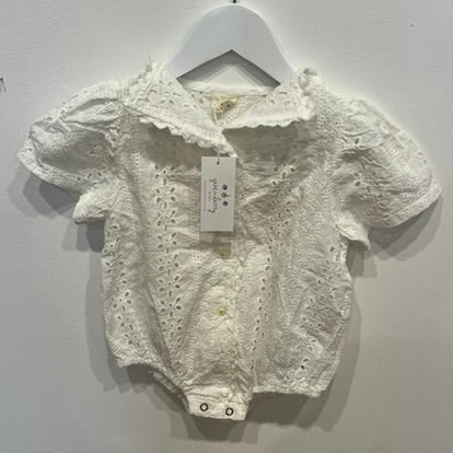 Monbebe	Romper	White	1-2