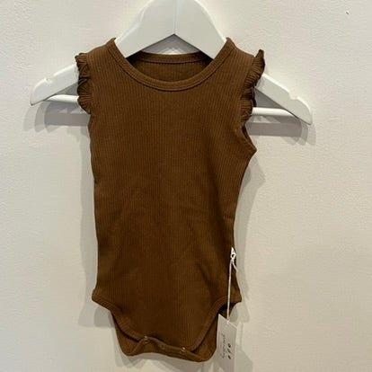 Peekaboo	Bodysuit top	Brown	1
