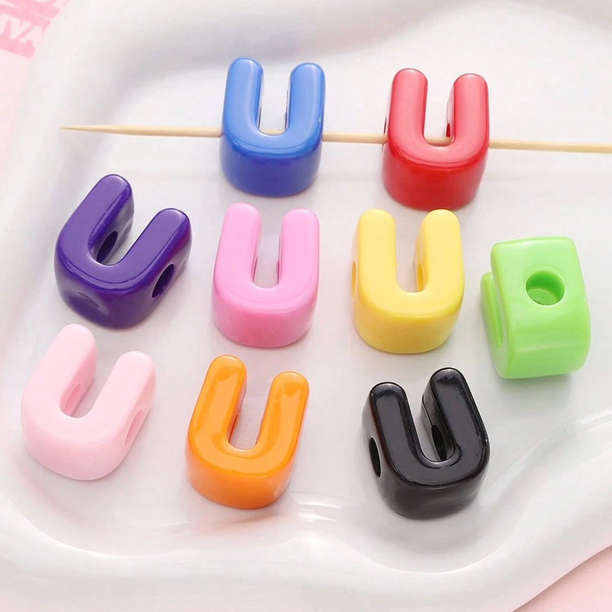 Chunky Letter Charms.
