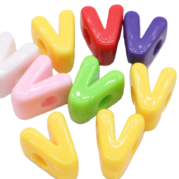 Chunky Letter Charms.