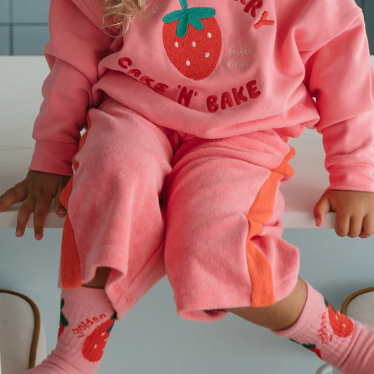 Strawberry Cake Wide Leg Pants