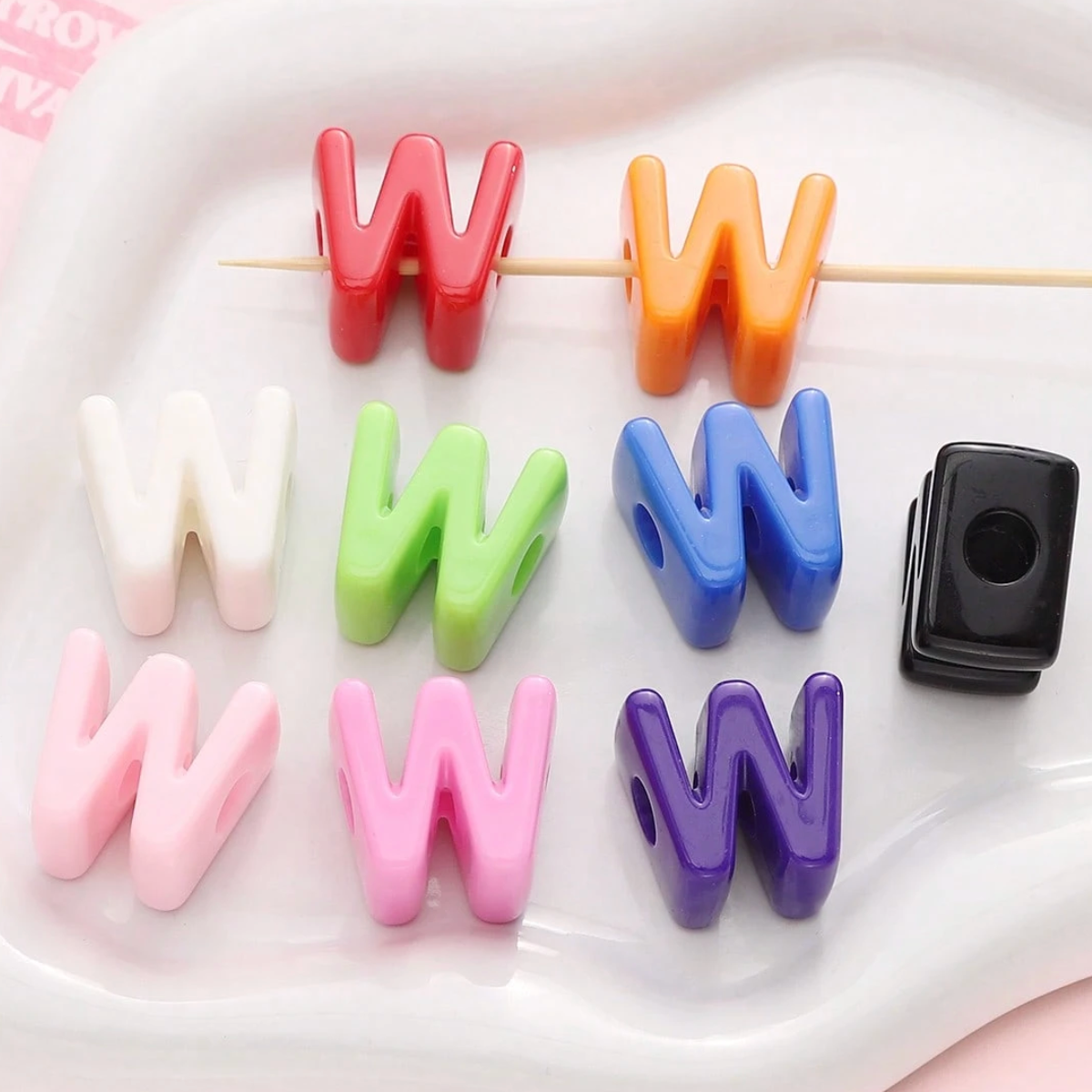 Chunky Letter Charms.