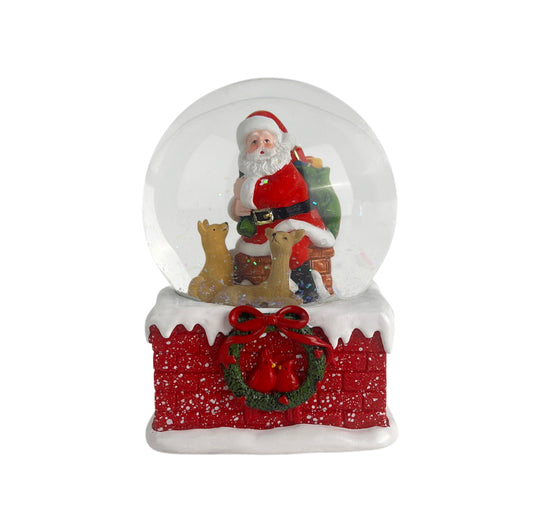 Santa Musical Snowglobe