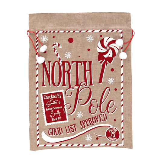 North Pole Santa Sack