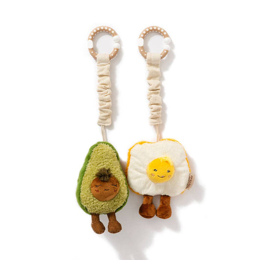 Avocado & Egg on Toast Stroller Toys