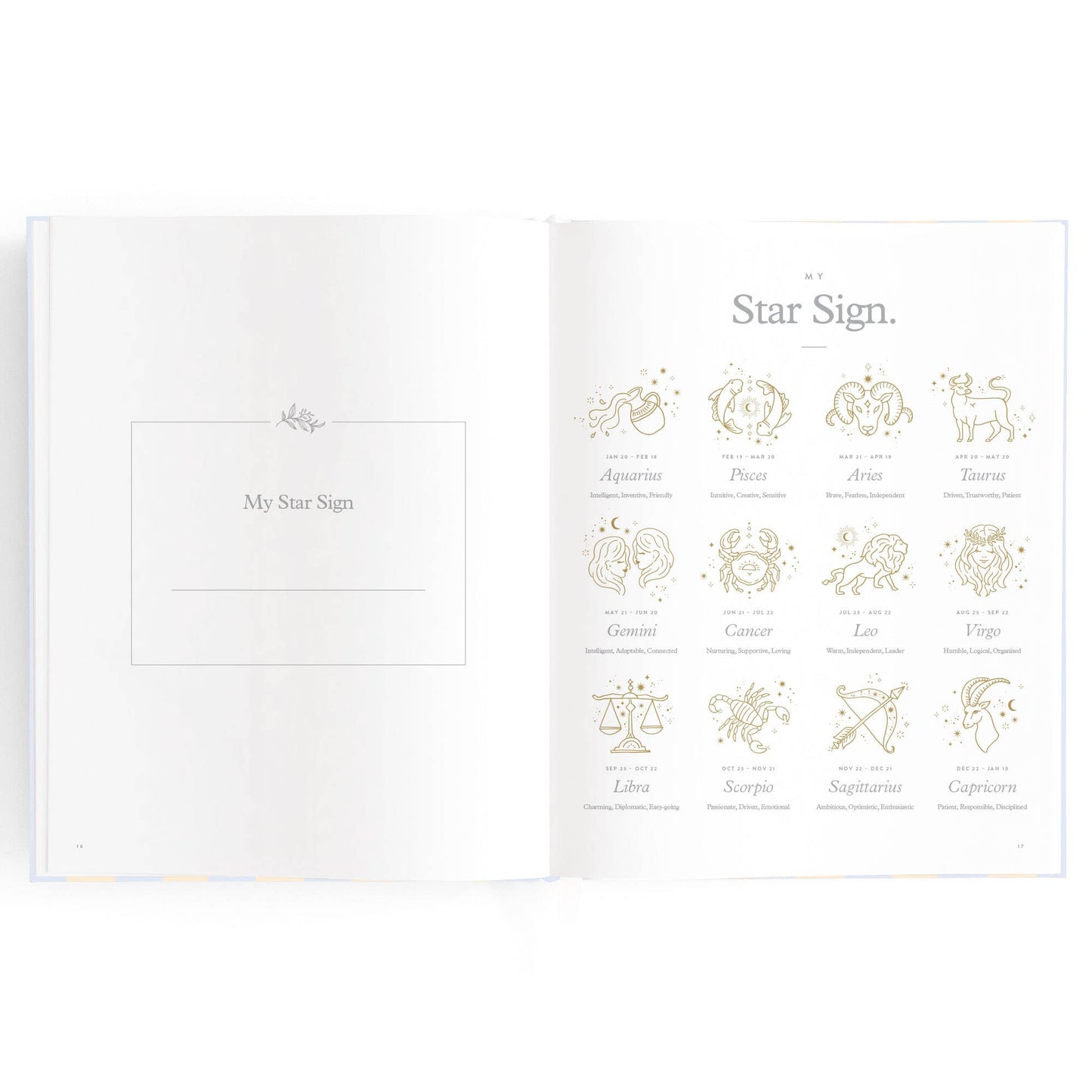 Baby Book, Cloud Stripe
