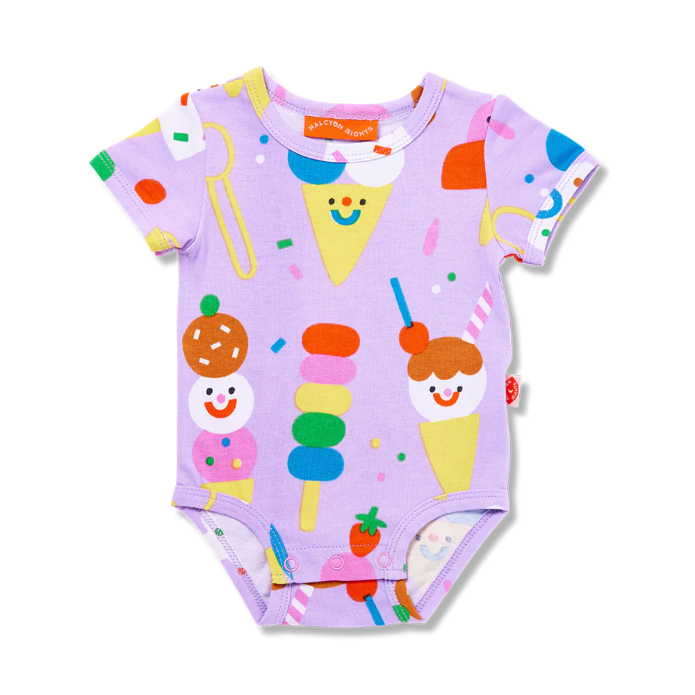 Sundae Funday Short Sleeve Bodysuit