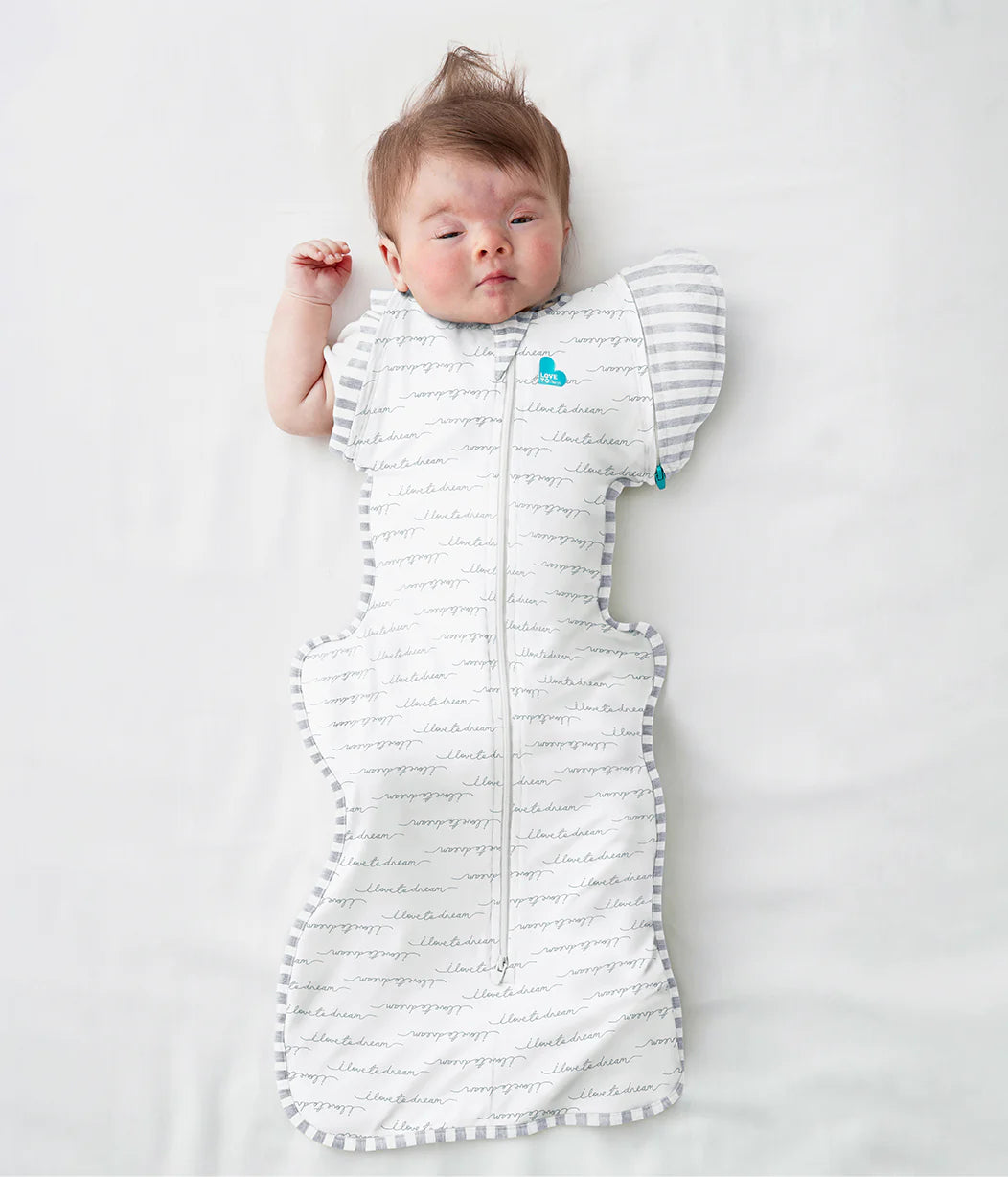 Swaddle Up Transition Bag 1.0 Tog- White Dreamer