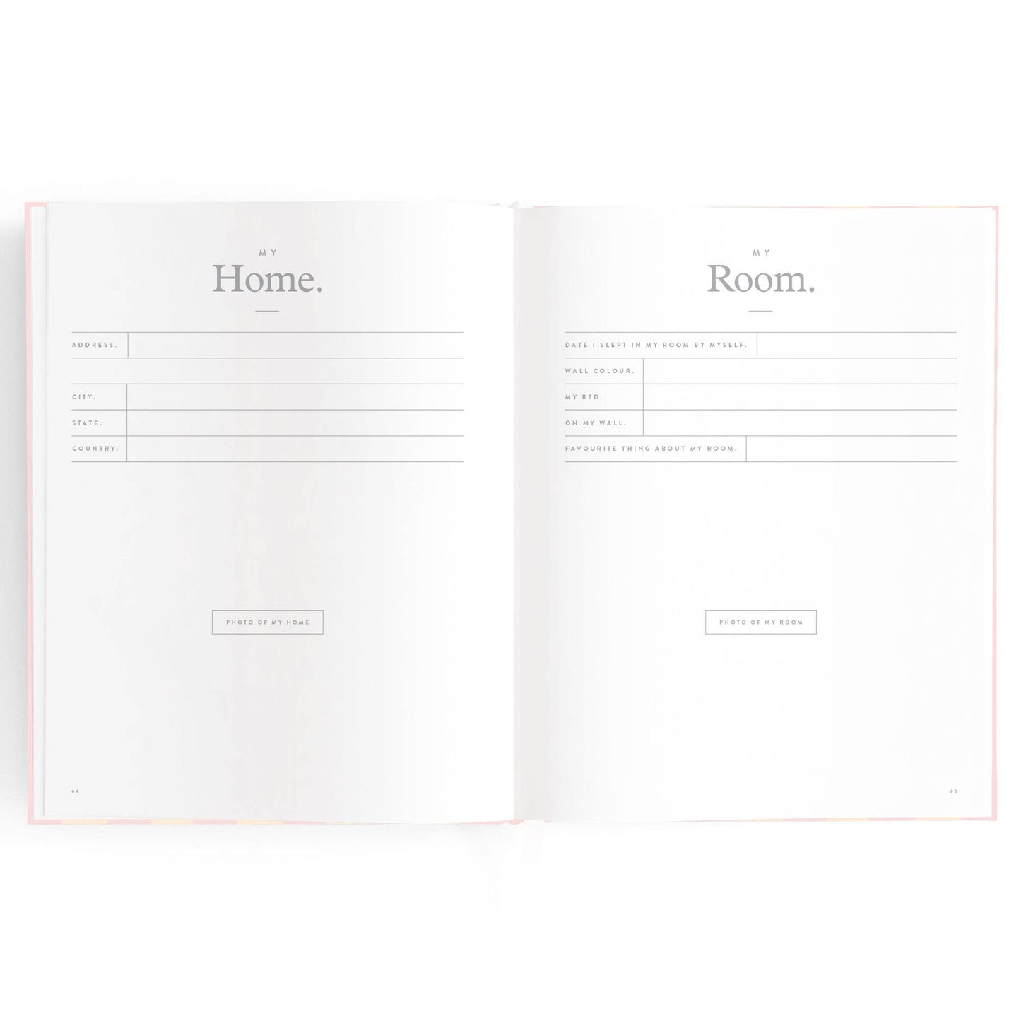 Baby Book, Petal Stripe