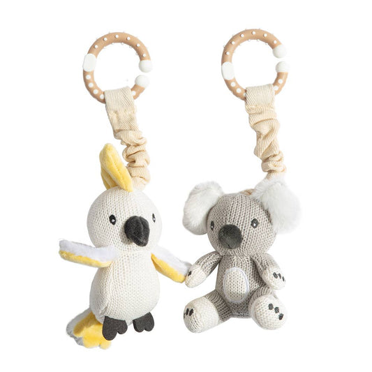 Koala & Cockatoo Stroller Toys