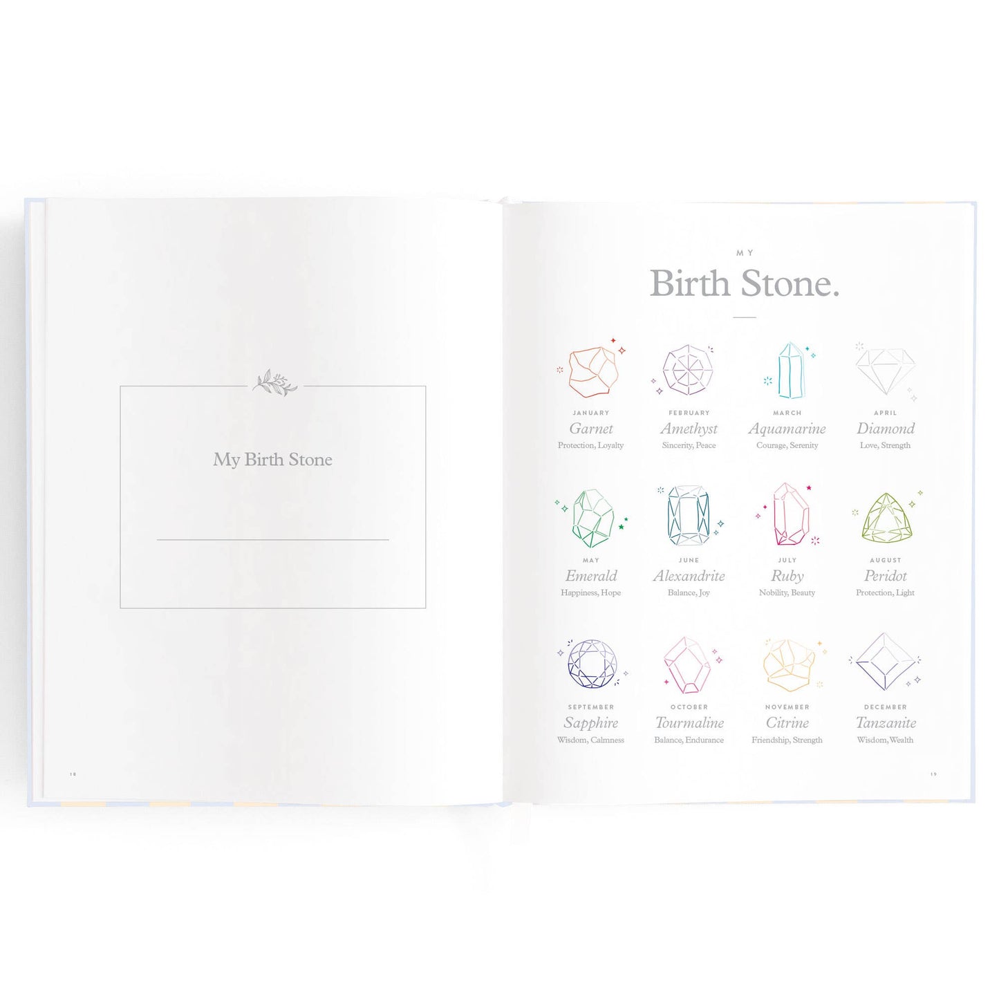 Baby Book, Cloud Stripe