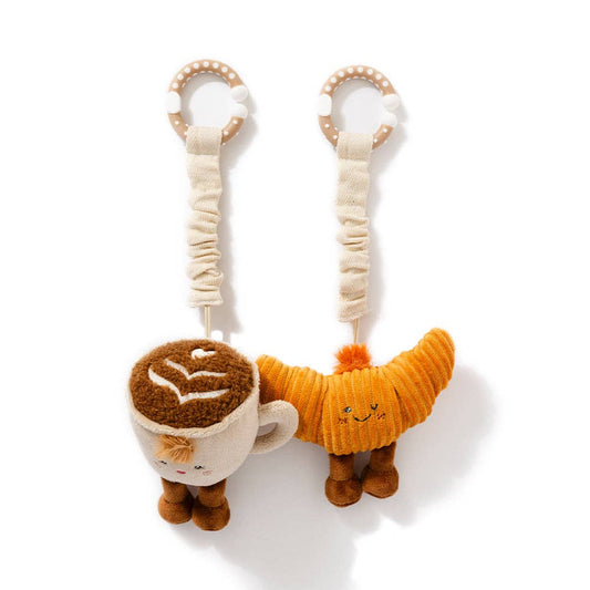 Coffee & Croissant Stroller Toys
