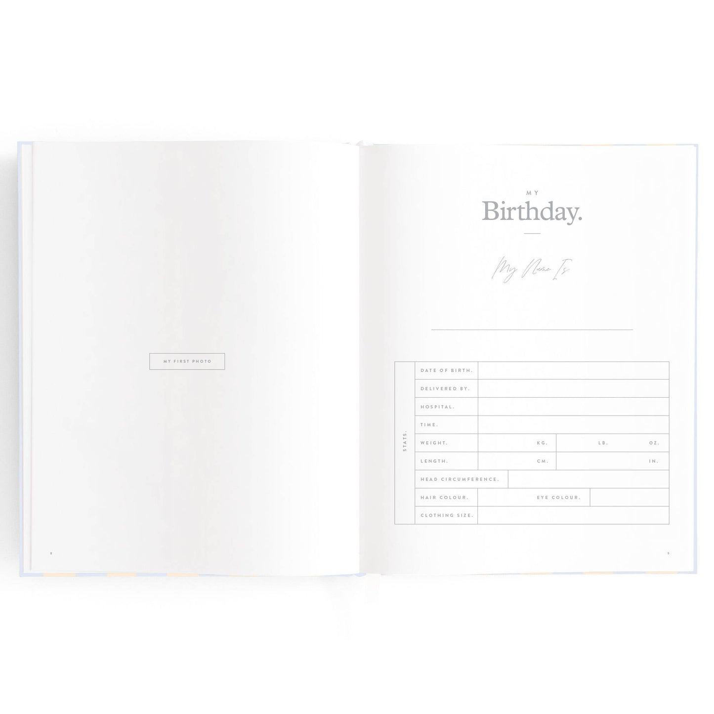 Baby Book, Cloud Stripe
