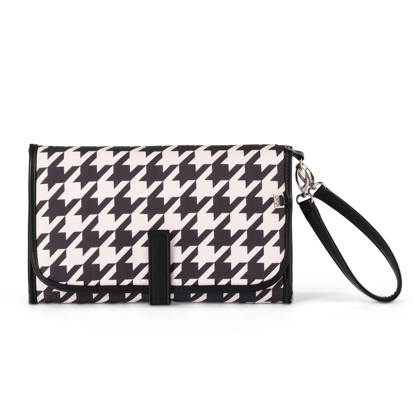 Nappy Change Mat Clutch, Houndstooth