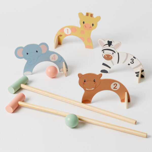 Animal Croquet Set