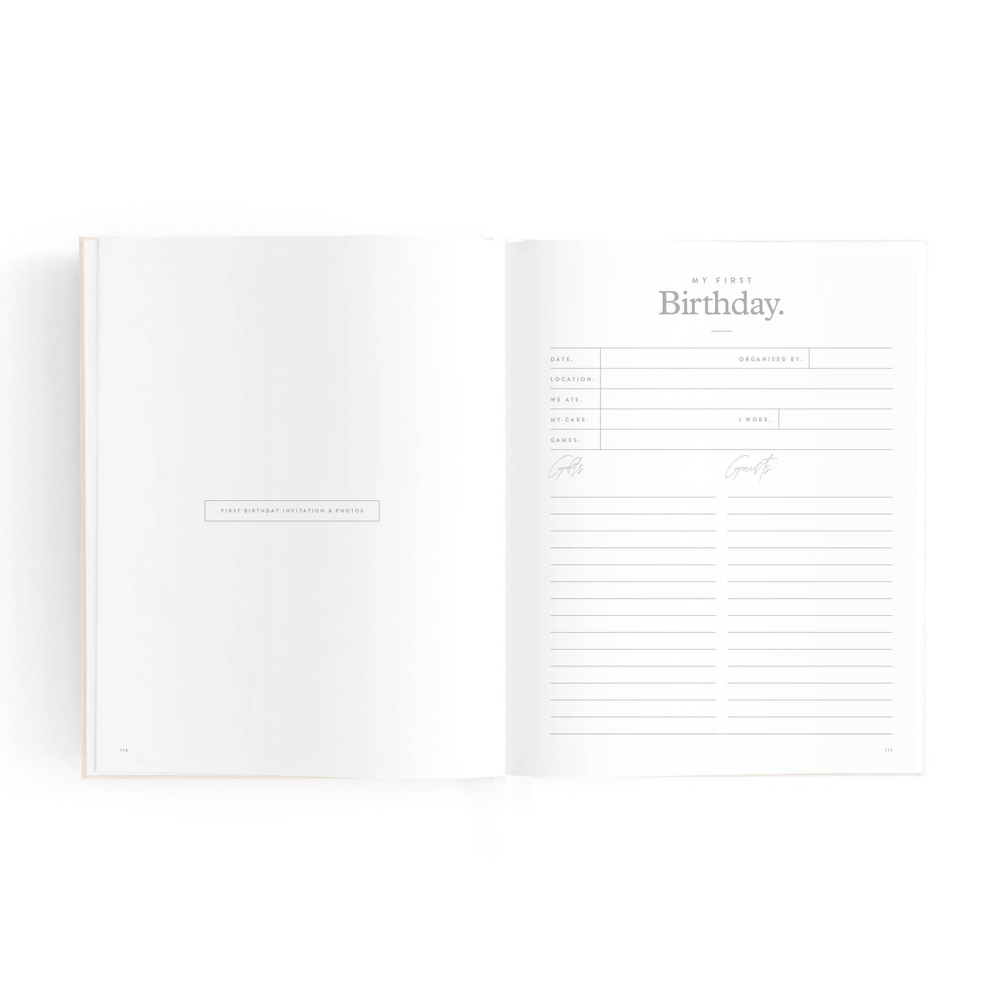 Mini Baby Book, Oatmeal