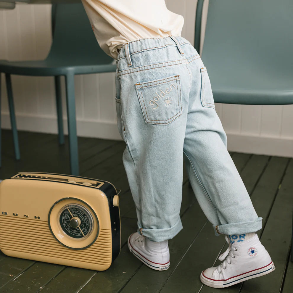 Golden Denim Jeans