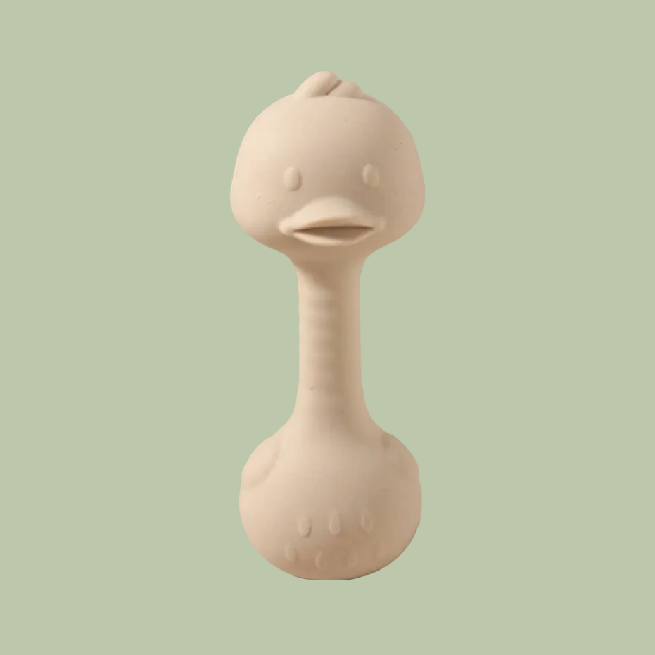Silicone Duck Rattle