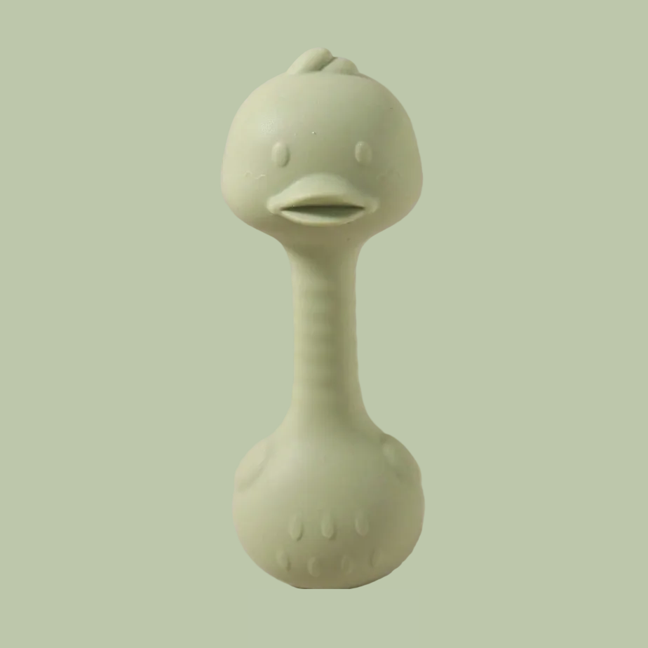 Silicone Duck Rattle
