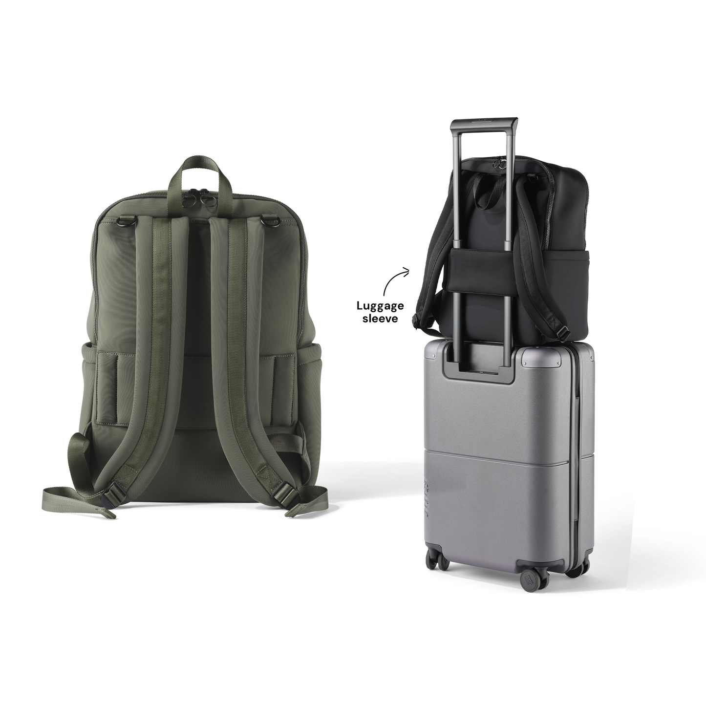 Multitasker Nappy Backpack, Sage Neoprene