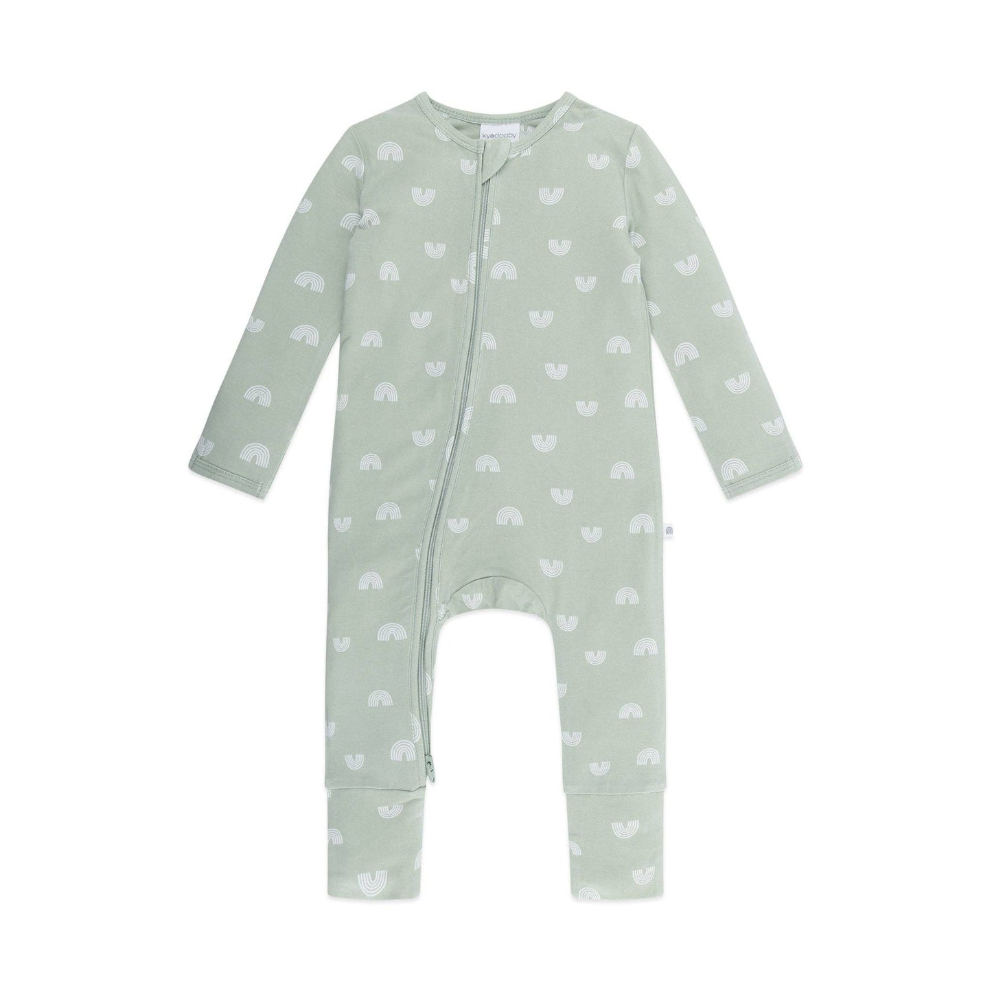 Day or Night Onesie - Sage Rainbow