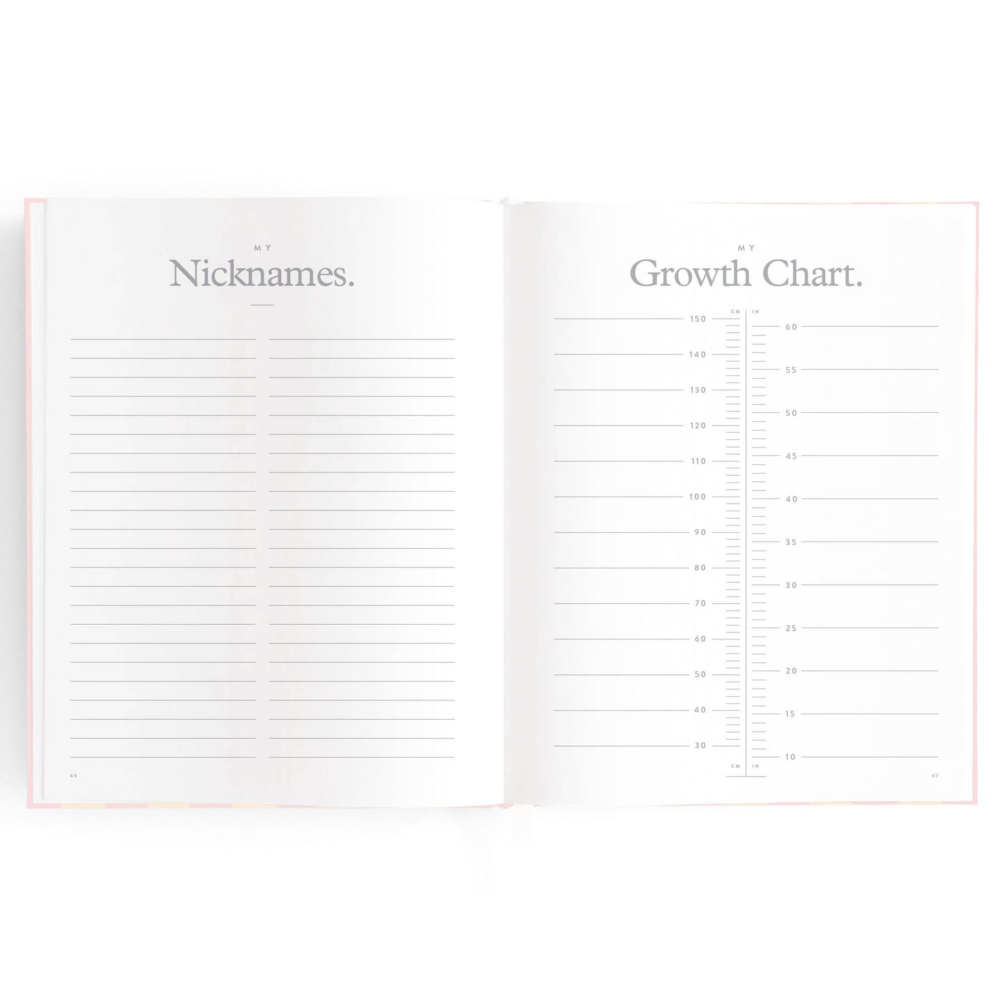 Baby Book, Petal Stripe