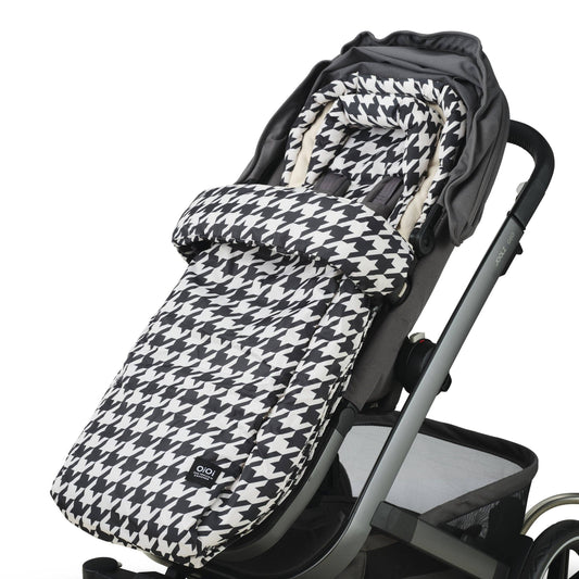 4-in-One Convertible Footmuff, Houndstooth