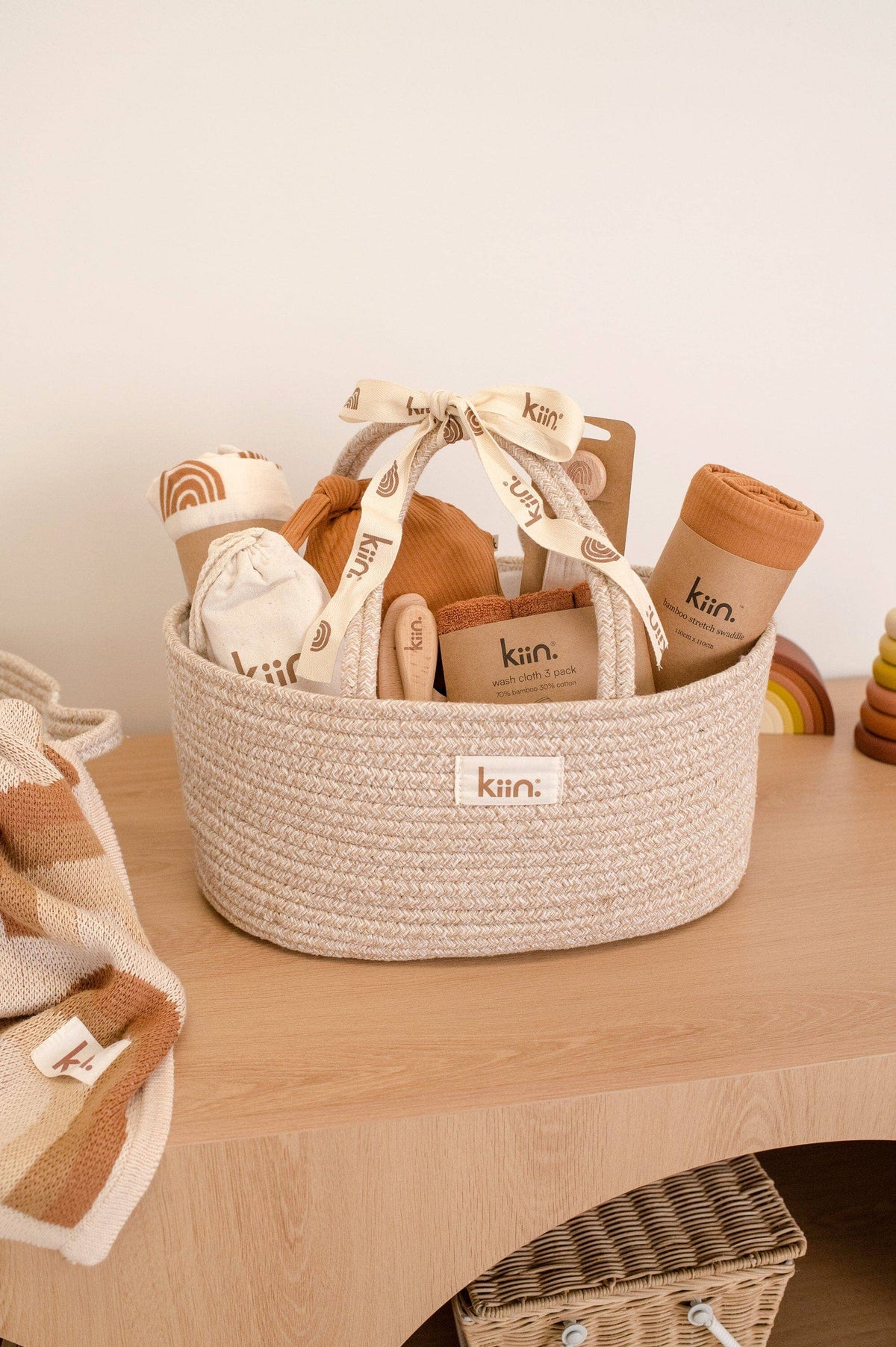 Cotton Rope Nappy Caddy