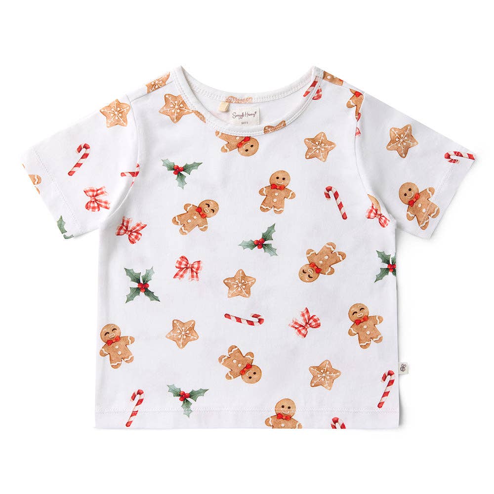 Gingerbread Organic Kids PJ Set