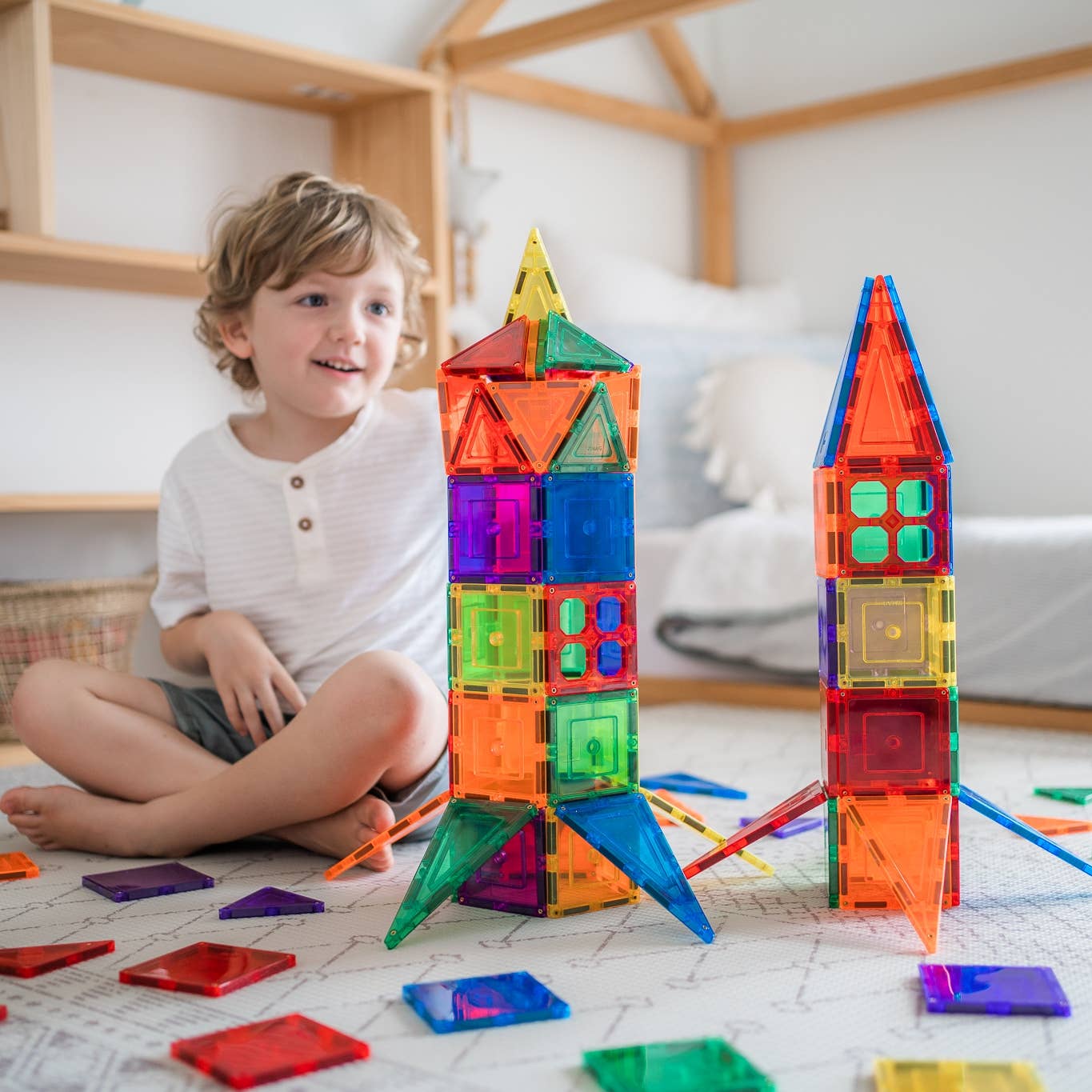 Magnetic Tiles- Builders Pack (110 Pcs)