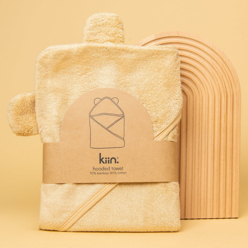 Hooded Towel, Oat