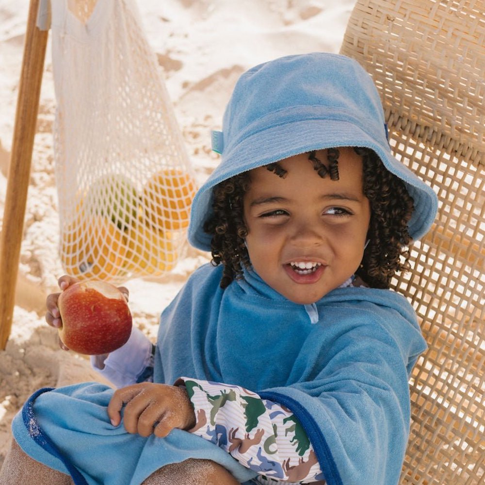 Terry Bucket Hat, Blue