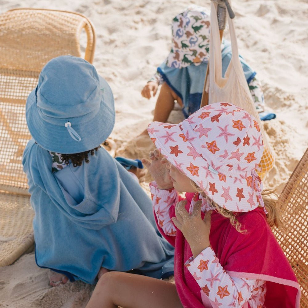 Terry Bucket Hat, Blue
