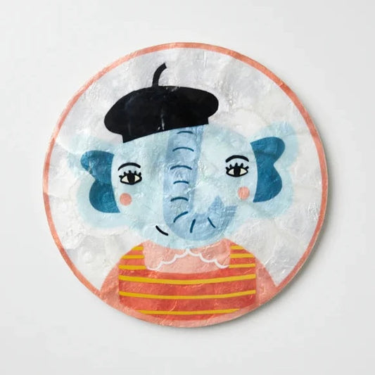 Clara Elephant Wall Tile