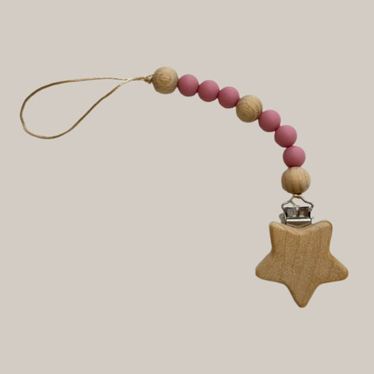 Star Dummy Clip, Pink