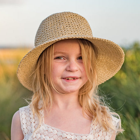 Poet Crochet Straw Hat