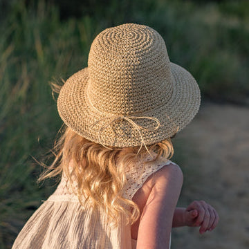 Poet Crochet Straw Hat