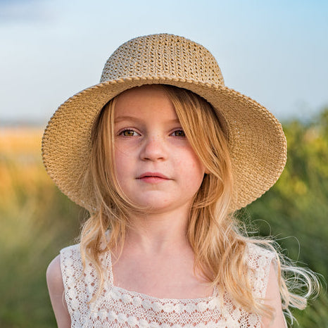 Poet Crochet Straw Hat