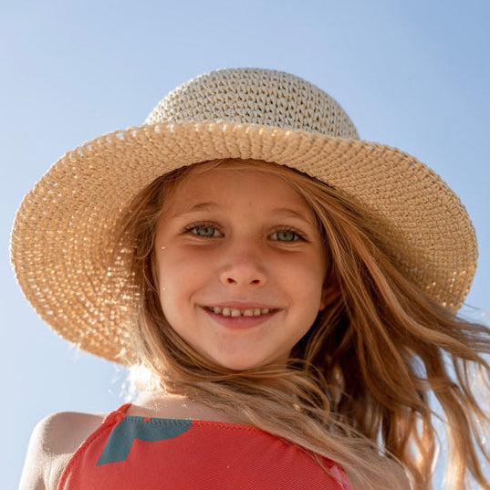 Poet Crochet Straw Hat