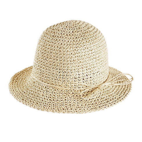 Poet Crochet Straw Hat