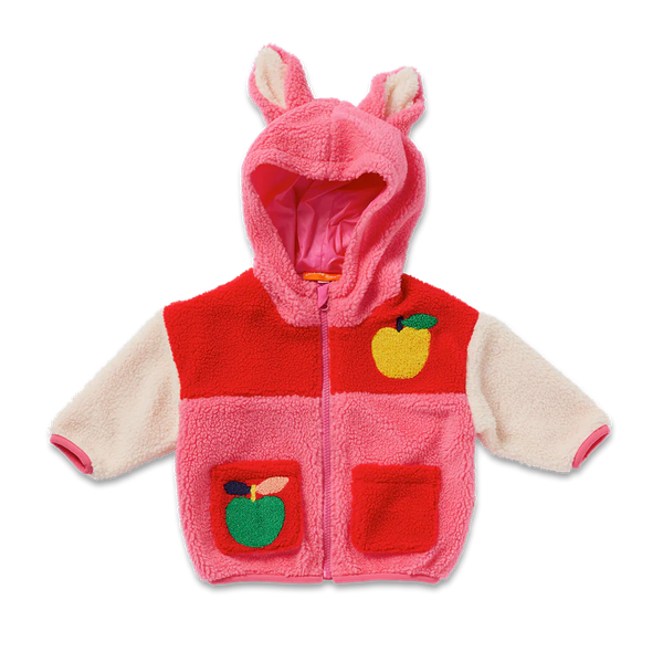 A is For Apple Sherpa Jacket