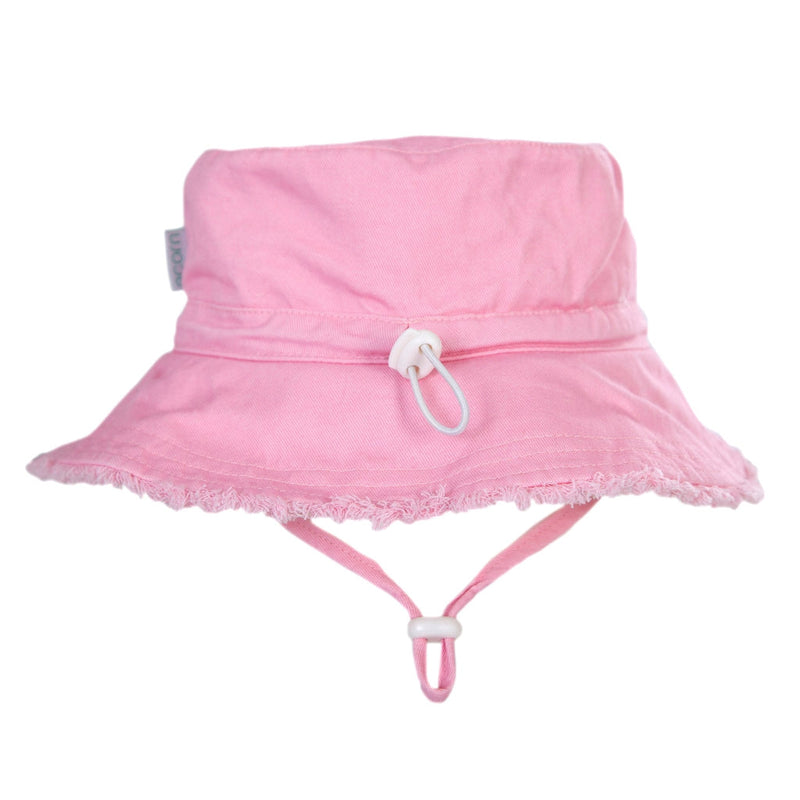 Strawberry Frayed Bucket Hat