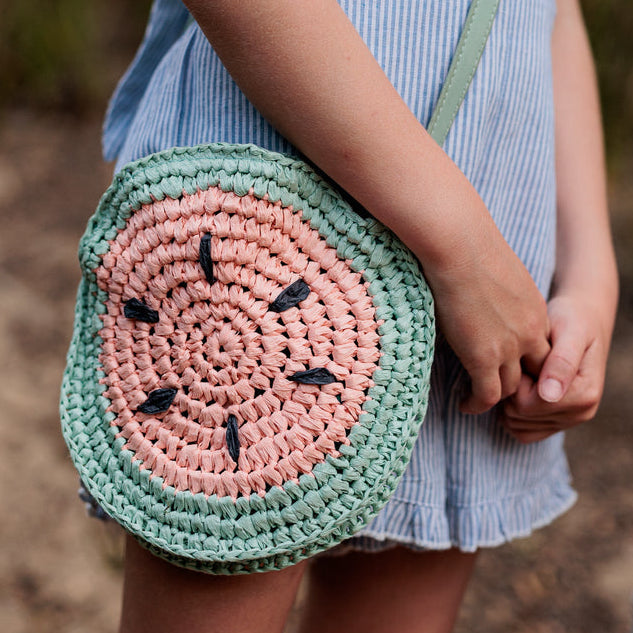 Watermelon Straw Bag